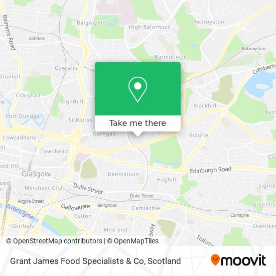 Grant James Food Specialists & Co map