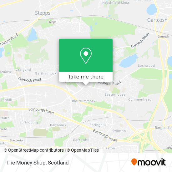 The Money Shop map