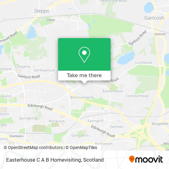 Easterhouse C A B Homevisiting map