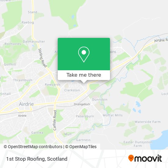 1st Stop Roofing map