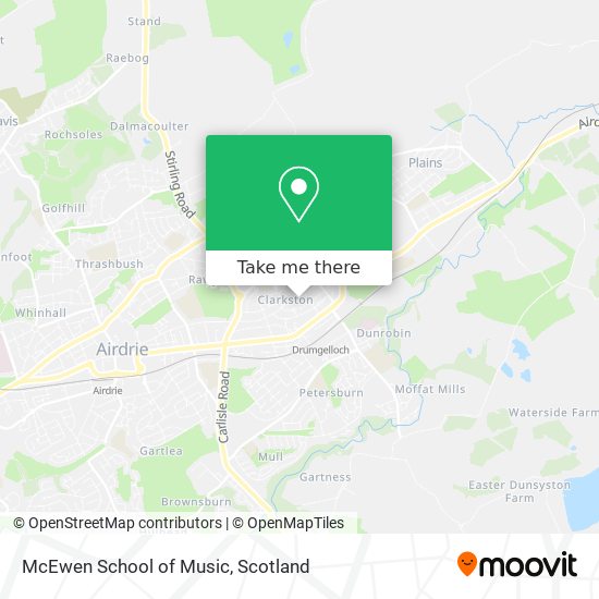 McEwen School of Music map