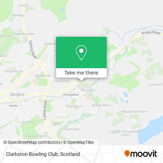 Clarkston Bowling Club map