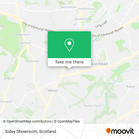 Sidey Showroom map