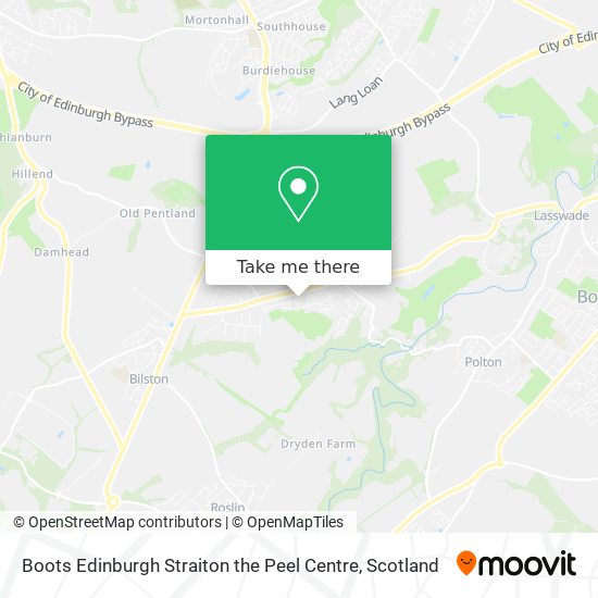 Boots Edinburgh Straiton the Peel Centre map