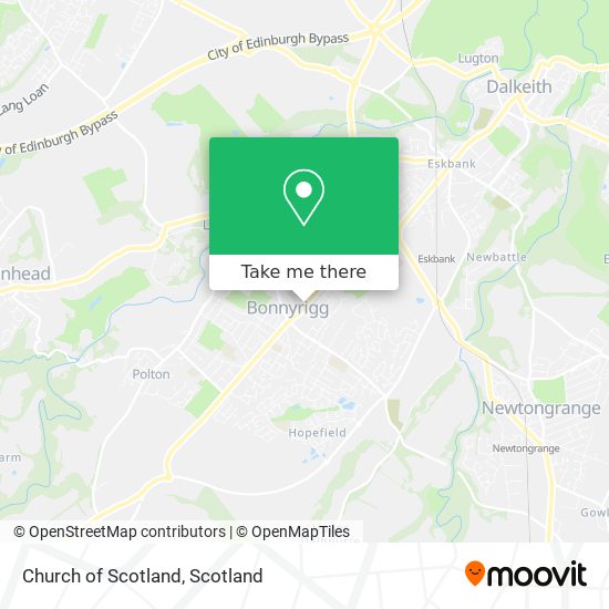 Church of Scotland map