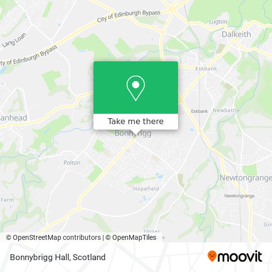 Bonnybrigg Hall map