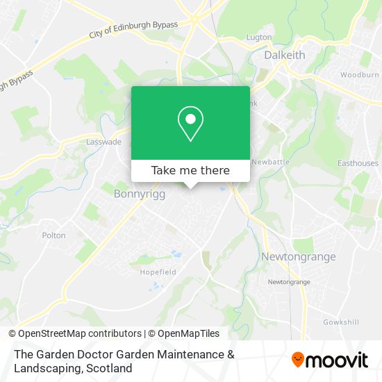 The Garden Doctor Garden Maintenance & Landscaping map
