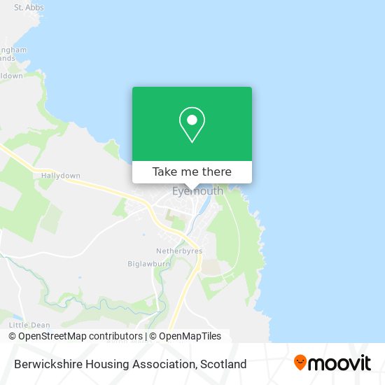 Berwickshire Housing Association map