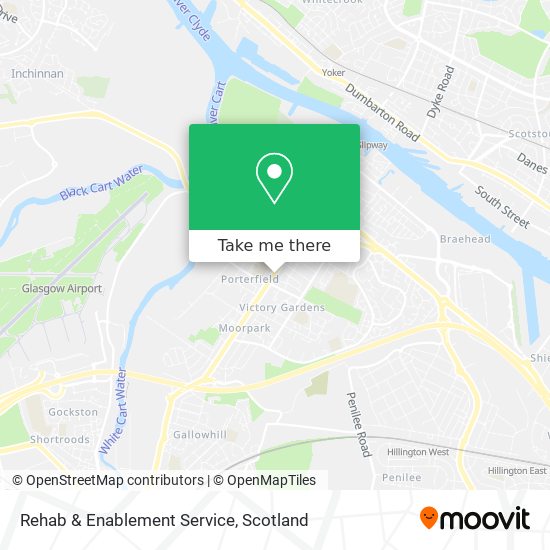 Rehab & Enablement Service map
