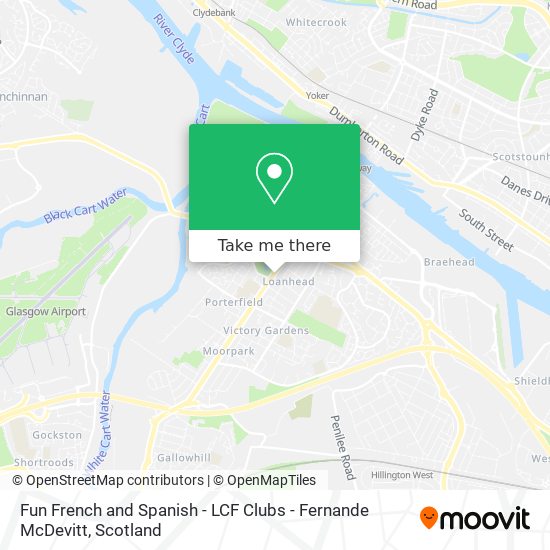Fun French and Spanish - LCF Clubs - Fernande McDevitt map
