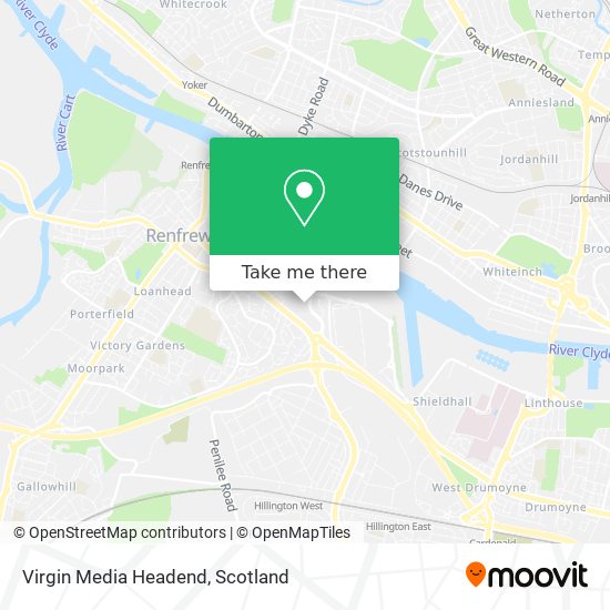 Virgin Media Headend map