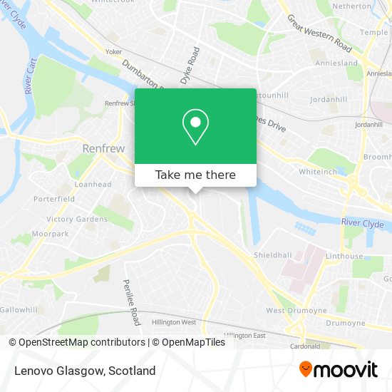 Lenovo Glasgow map