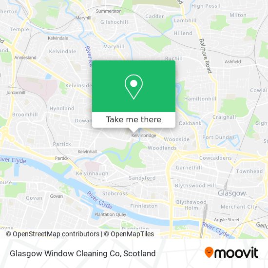 Glasgow Window Cleaning Co map