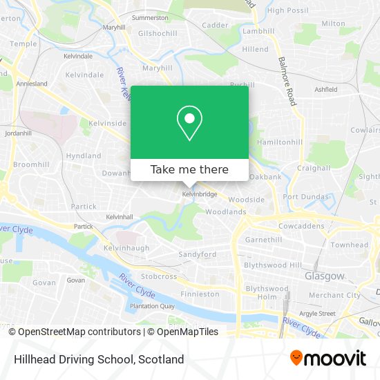 Hillhead Driving School map