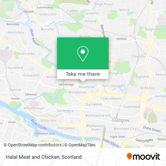 Halal Meat and Chicken map