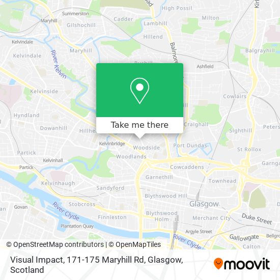Visual Impact, 171-175 Maryhill Rd, Glasgow map
