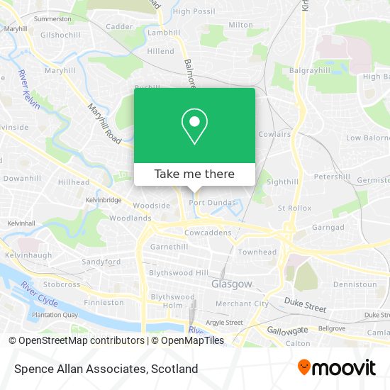 Spence Allan Associates map