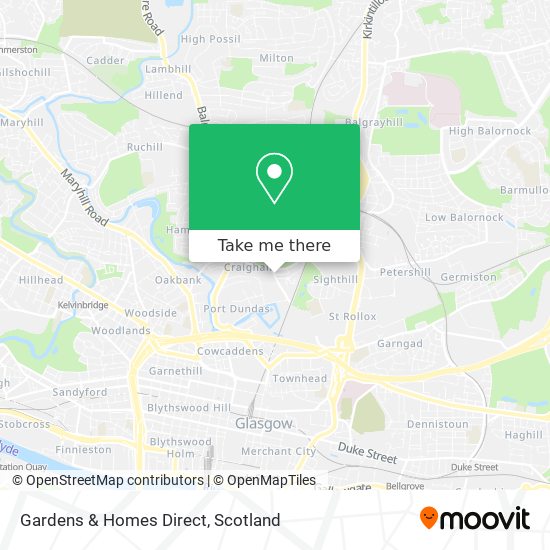 Gardens & Homes Direct map