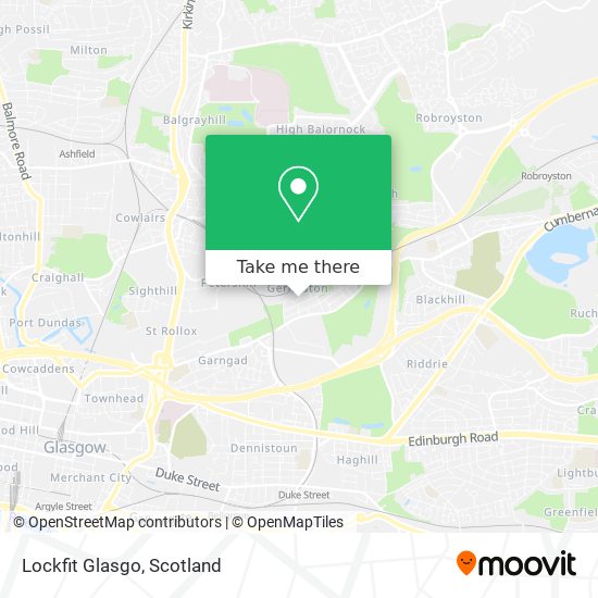 Lockfit Glasgo map