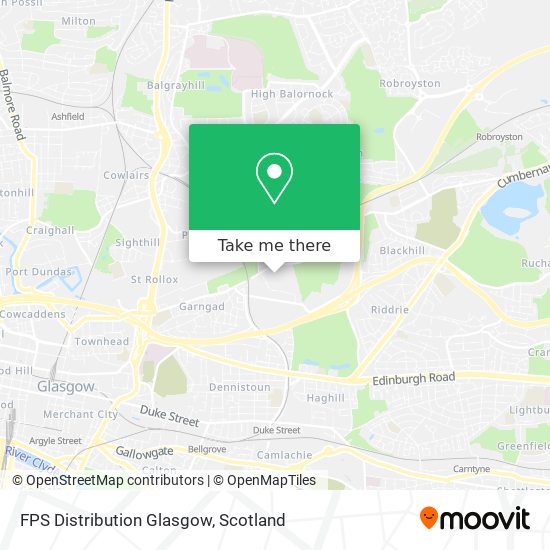 FPS Distribution Glasgow map