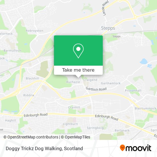 Doggy Trickz Dog Walking map