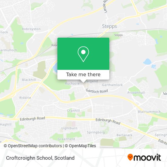 Croftcroighn School map