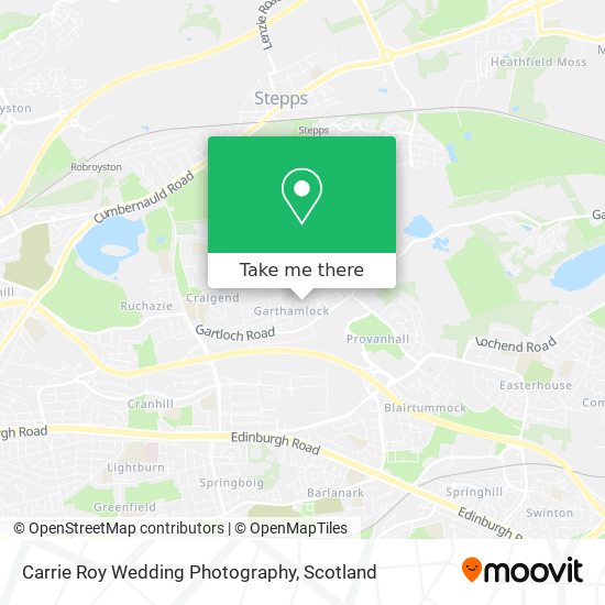 Carrie Roy Wedding Photography map