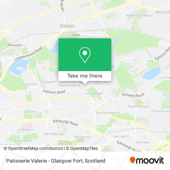 Patisserie Valerie - Glasgow Fort map