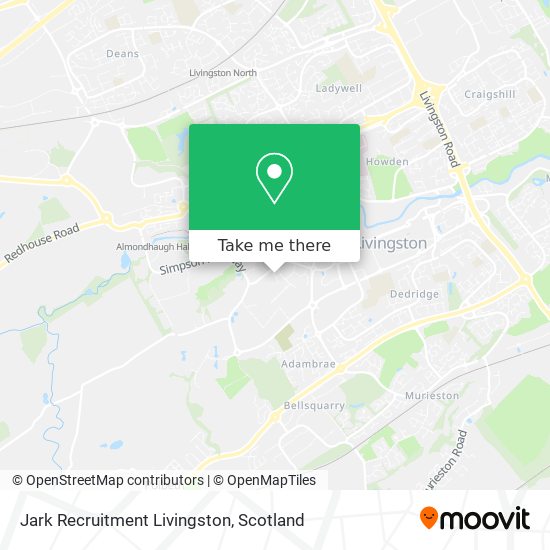 Jark Recruitment Livingston map