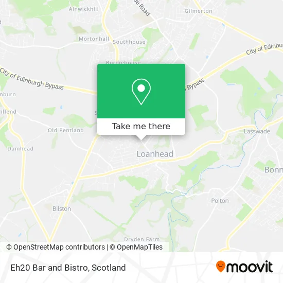 Eh20 Bar and Bistro map