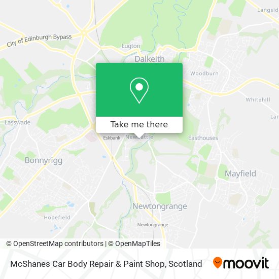 McShanes Car Body Repair & Paint Shop map