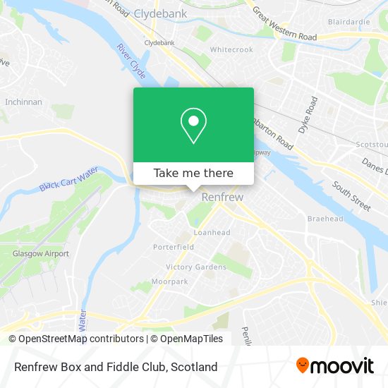 Renfrew Box and Fiddle Club map