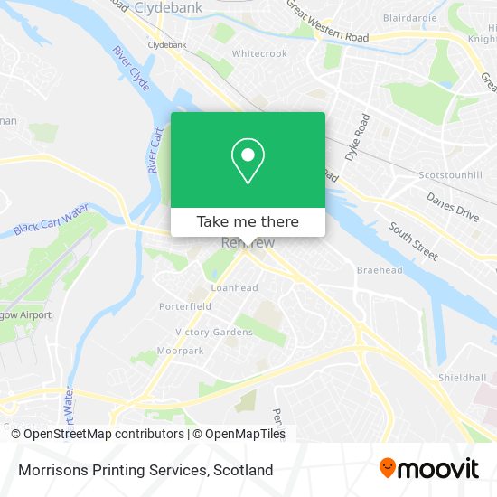 Morrisons Printing Services map