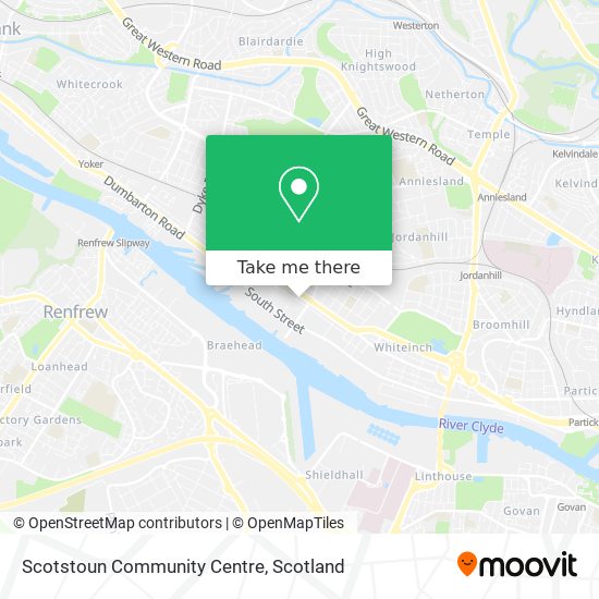 Scotstoun Community Centre map