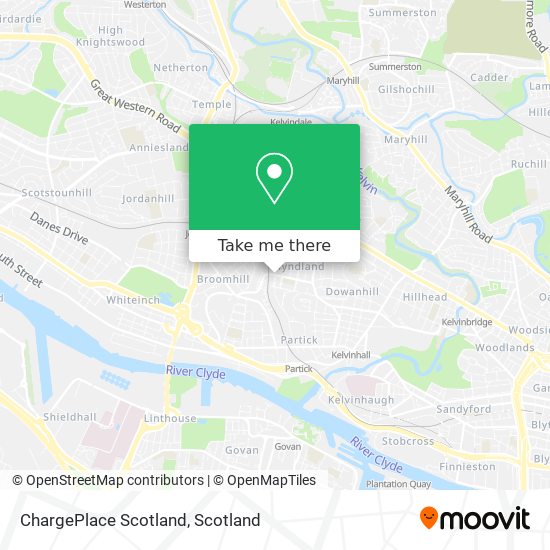 ChargePlace Scotland map