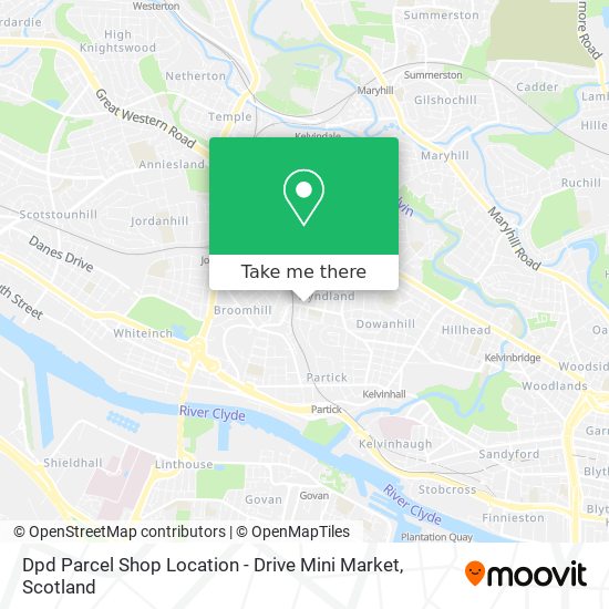 Dpd Parcel Shop Location - Drive Mini Market map