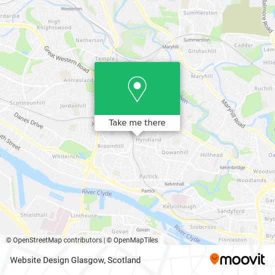 Website Design Glasgow map