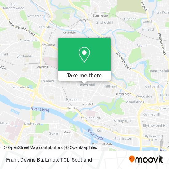 Frank Devine Ba, Lmus, TCL map