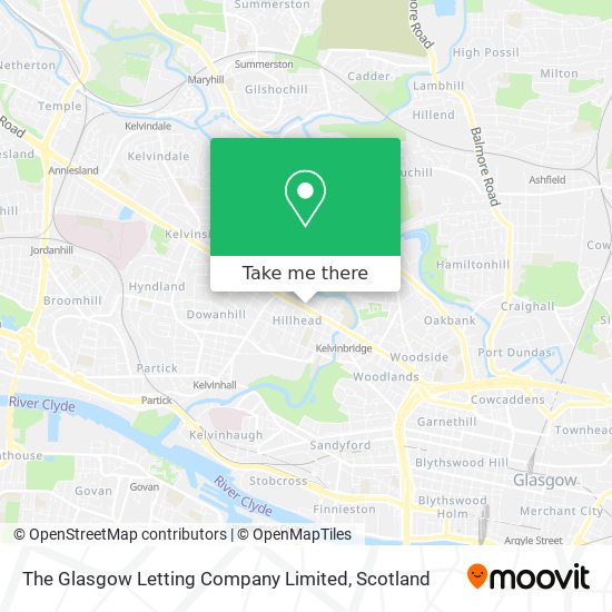 The Glasgow Letting Company Limited map