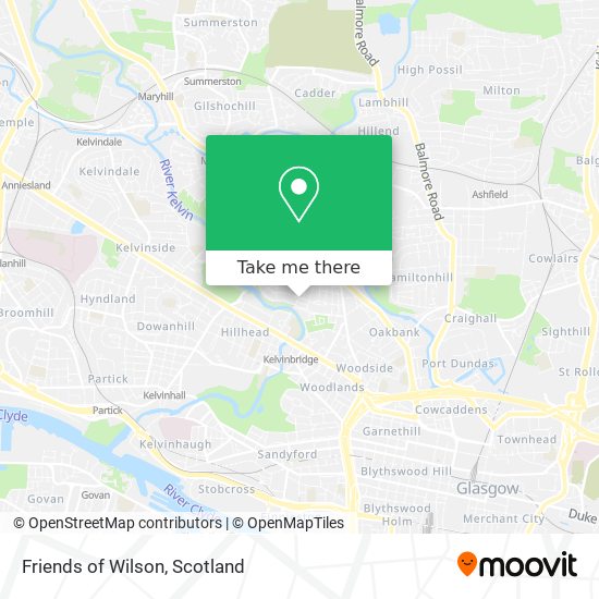 Friends of Wilson map