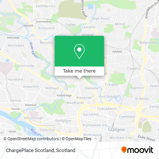 ChargePlace Scotland map