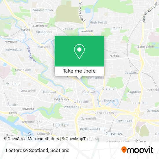 Lesterose Scotland map