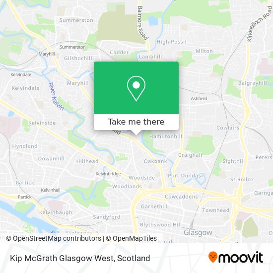 Kip McGrath Glasgow West map