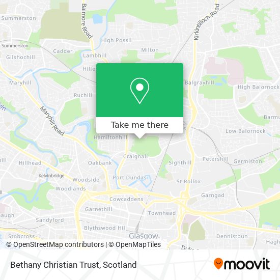 Bethany Christian Trust map