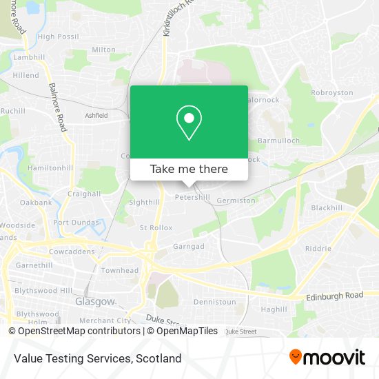 Value Testing Services map