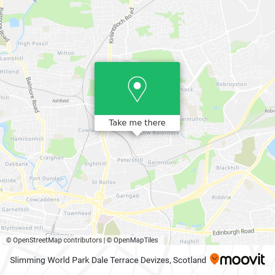Slimming World Park Dale Terrace Devizes map