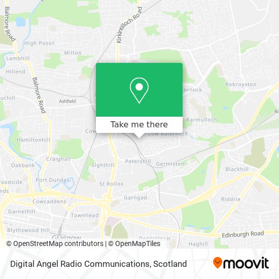 Digital Angel Radio Communications map