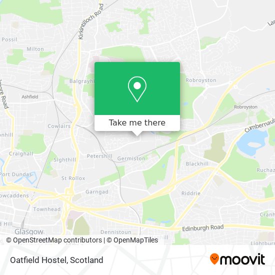 Oatfield Hostel map