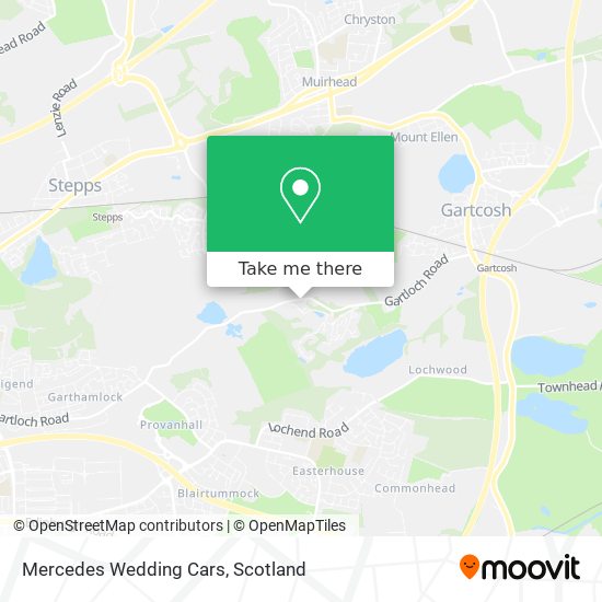 Mercedes Wedding Cars map