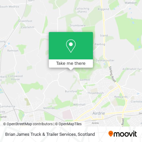 Brian James Truck & Trailer Services map